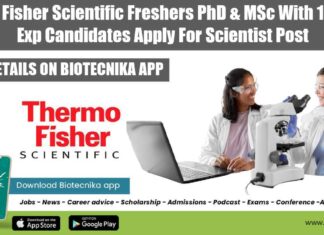 Thermo Fisher Scientific Vacancy