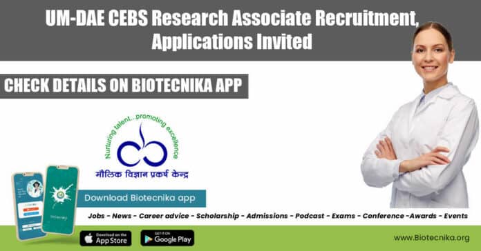 UM-DAE CEBS Research Associate