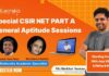 Special CSIR NET PART A Classes – Day 16: Who Is Who? – Register Now General Aptitude questions solving - How to Solve CSIR NET General Aptitude