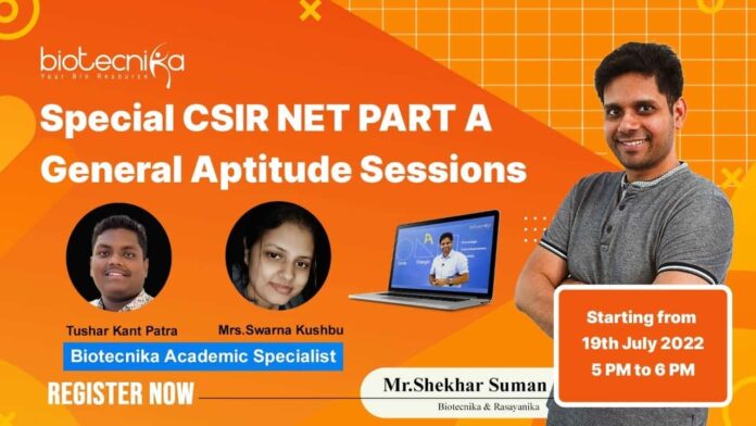 General Aptitude questions solving - How to Solve CSIR NET General Aptitude