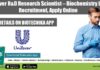 Unilever R&D Research Scientist
