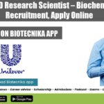 Unilever R&D Research Scientist – Biochemistry Lead Recruitment, Apply Online Unilever R&D Research Scientist