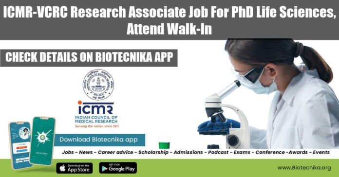 VCRC Research Job 2022