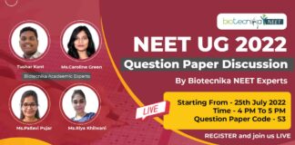 NEET 2022 Question Paper Discussion - NEET UG 2022 Question Paper