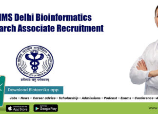 AIIMS Bioinformatics Research Job