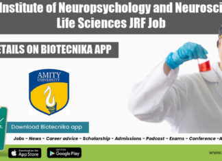 Amity University JRF Opening