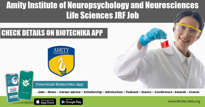 Amity University JRF Opening