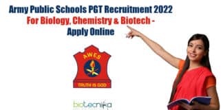 Army Public Schools Recruitment
