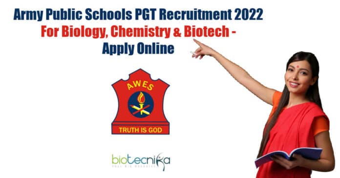 Army Public Schools Recruitment