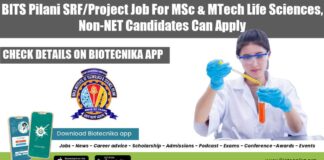 BITS Pilani 2022 SRF