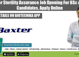 Baxter Job Opening