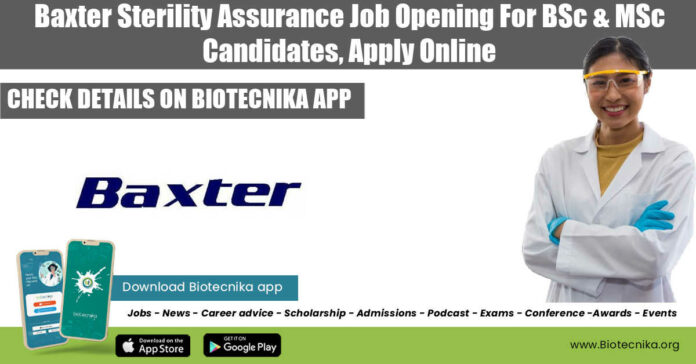 Baxter Job Opening
