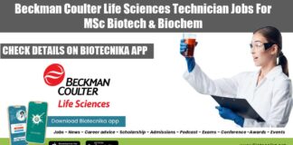 Beckman Coulter Technician Jobs