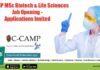 C-CAMP MSc Biotech & Life Sciences Job Opening – Applications Invited C-CAMP MSc Biotech Job