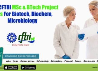 CFTRI BTech Jobs