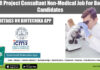 ICMR Project Consultant Non-Medical Job For Botany Candidates ICMR Delhi Project Consultant