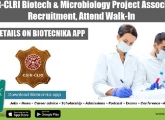 CSIR-CLRI Jobs 2022 For