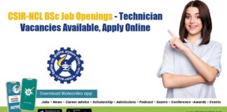 CSIR-NCL BSc Microbiology Job