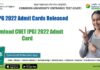 CUET PG 2022 Admit Cards Released