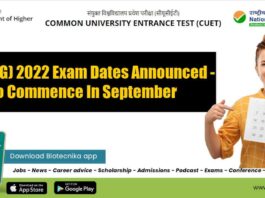 CUET PG Exam Dates Announced - To Commence In September