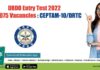 DRDO Entry Test 2022 For 1075 Vacancies : CEPTAM-10/DRTC DRDO Entry Test 2022