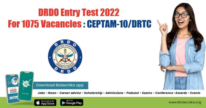 DRDO Entry Test 2022