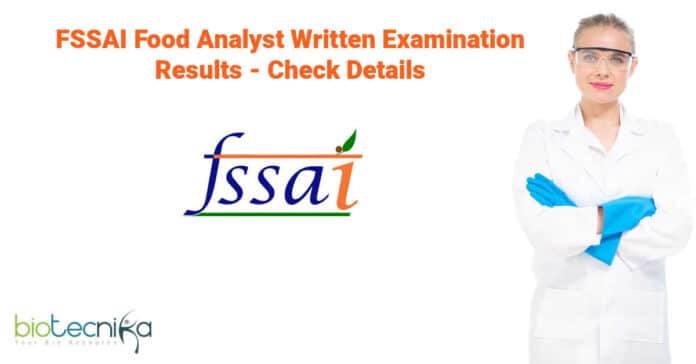 FSSAI Exam Results 2022