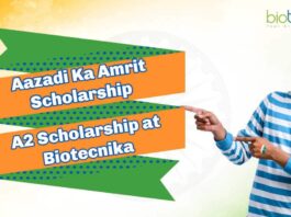 Aazadi Ka Amrit Scholarship - A2 Scholarship at Biotecnika