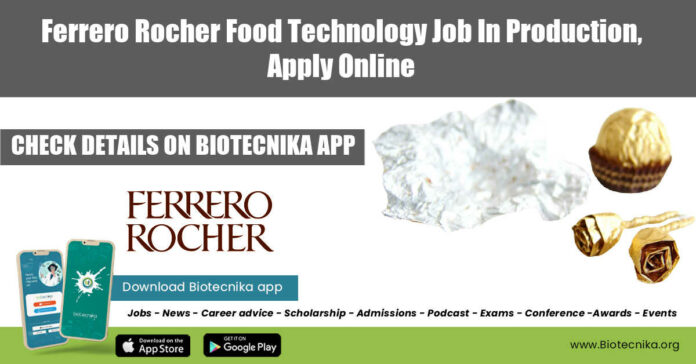 Ferrero Rocher India Jobs