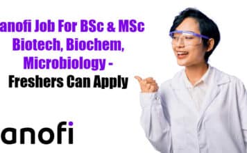 Freshers BSc Biotech Job