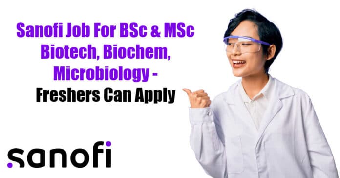 Freshers BSc Biotech Job