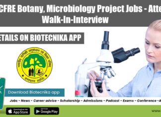 Govt ICFRE Project Jobs