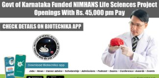 Govt Jobs Bengaluru