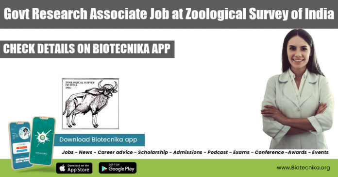Govt Research Associate Job
