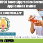 Govt TNPSC Forest Apprentice Recruitment, Applications Invited Govt TNPSC Forest Apprentice