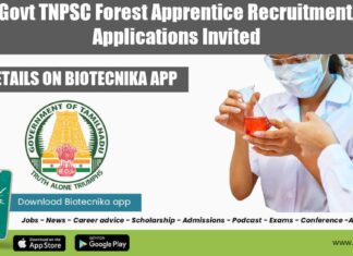 Govt TNPSC Forest Apprentice