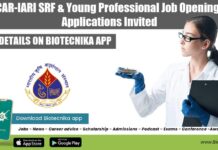 ICAR-IARI SRF & Young Professional Job Openings, Applications Invited IARI Jobs 2022 Latest