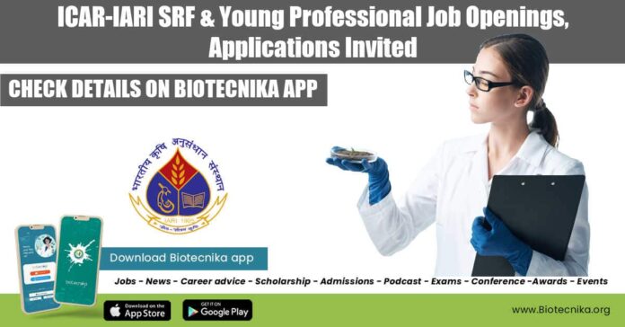 IARI Jobs 2022 Latest