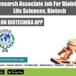 ICGEB Research Associate Job For Bioinformatics, Life Sciences, Biotech ICGEB Associate Vacancy 2022