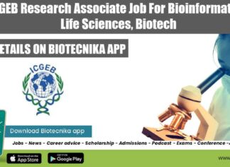 ICGEB Associate Vacancy 2022