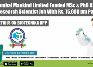 ICT Mumbai Vacancy 2022 New