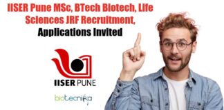 IISER Pune BTech Jobs