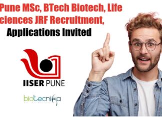 IISER Pune BTech Jobs