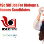IISER Pune Biology SRF