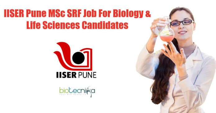 IISER Pune Biology SRF