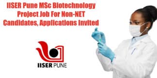 IISER Pune Opening 2022