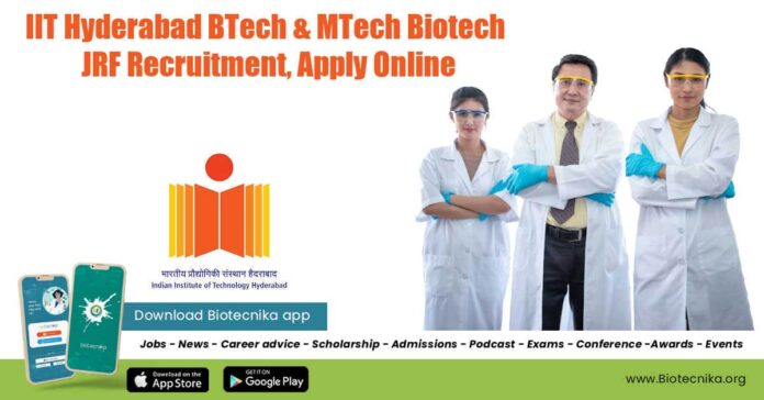 IIT Hyderabad Biotech JRF