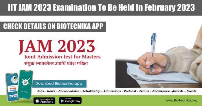 IIT JAM 2023 Date