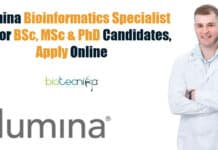 Illumina Bioinformatics Specialist Job For BSc, MSc & PhD Candidates, Apply Online Illumina Bioinformatics Specialist Job For BSc, MSc & PhD Candidates, Apply Online