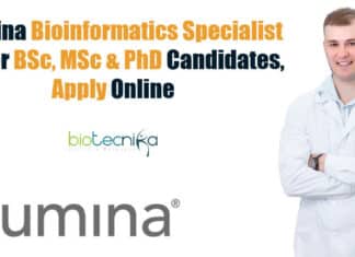 Illumina Bioinformatics Specialist Job For BSc, MSc & PhD Candidates, Apply Online